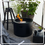 Thumbnail: BIO-fireplace MOON  Black