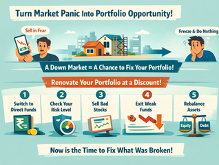 How to use a market downturn to renew an investment portfolio