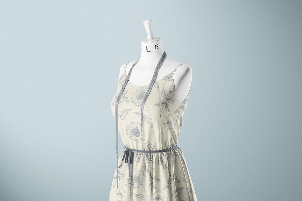 charming country cottage pattern in slate and cream