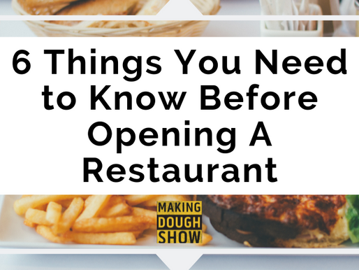 6 Things You Need to Know Before Opening A Restaurant