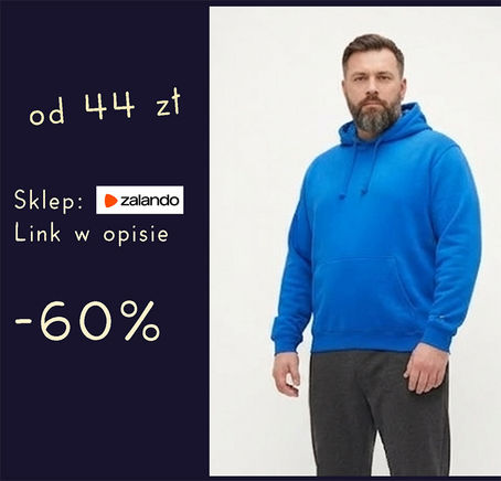 YOURTURNUNISEX - Bluza z kapturem Niebieska plus size