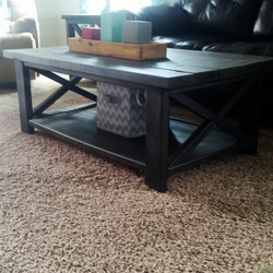 Farm Style X Coffee Table $125