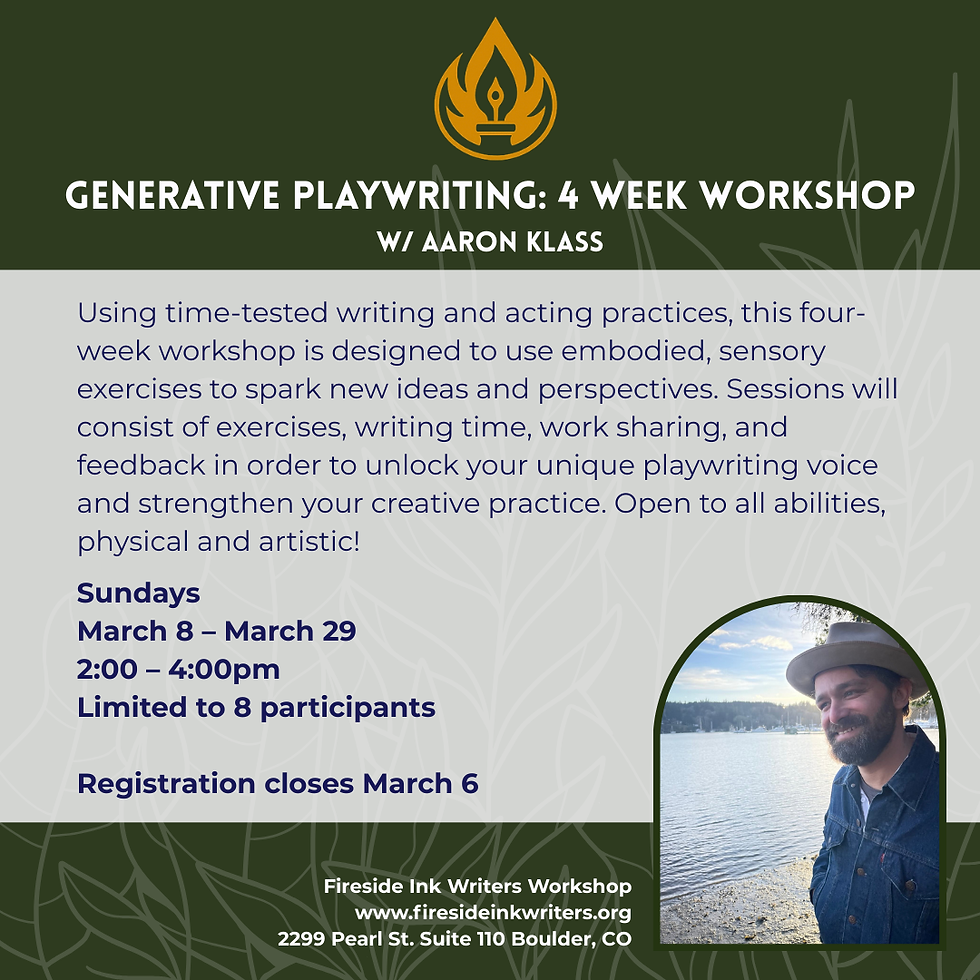 Generative Playwriting