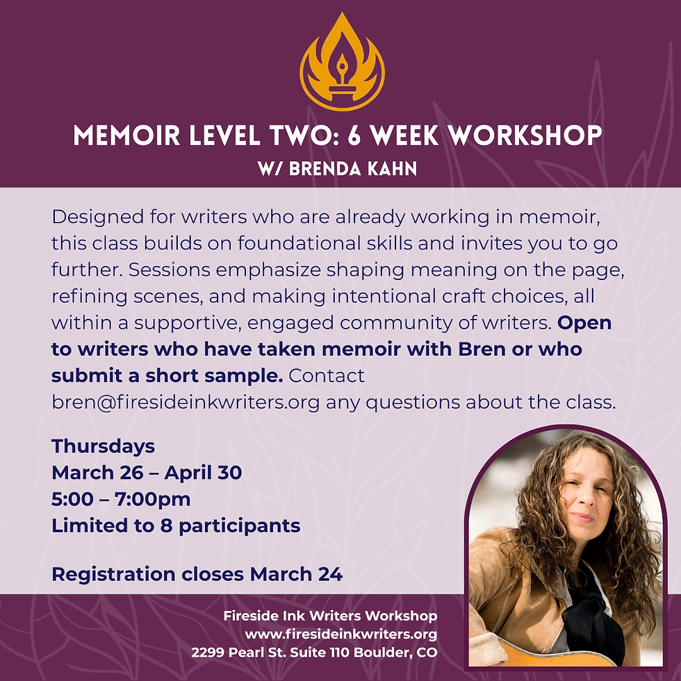 Memoir Level Two: Six Weeks