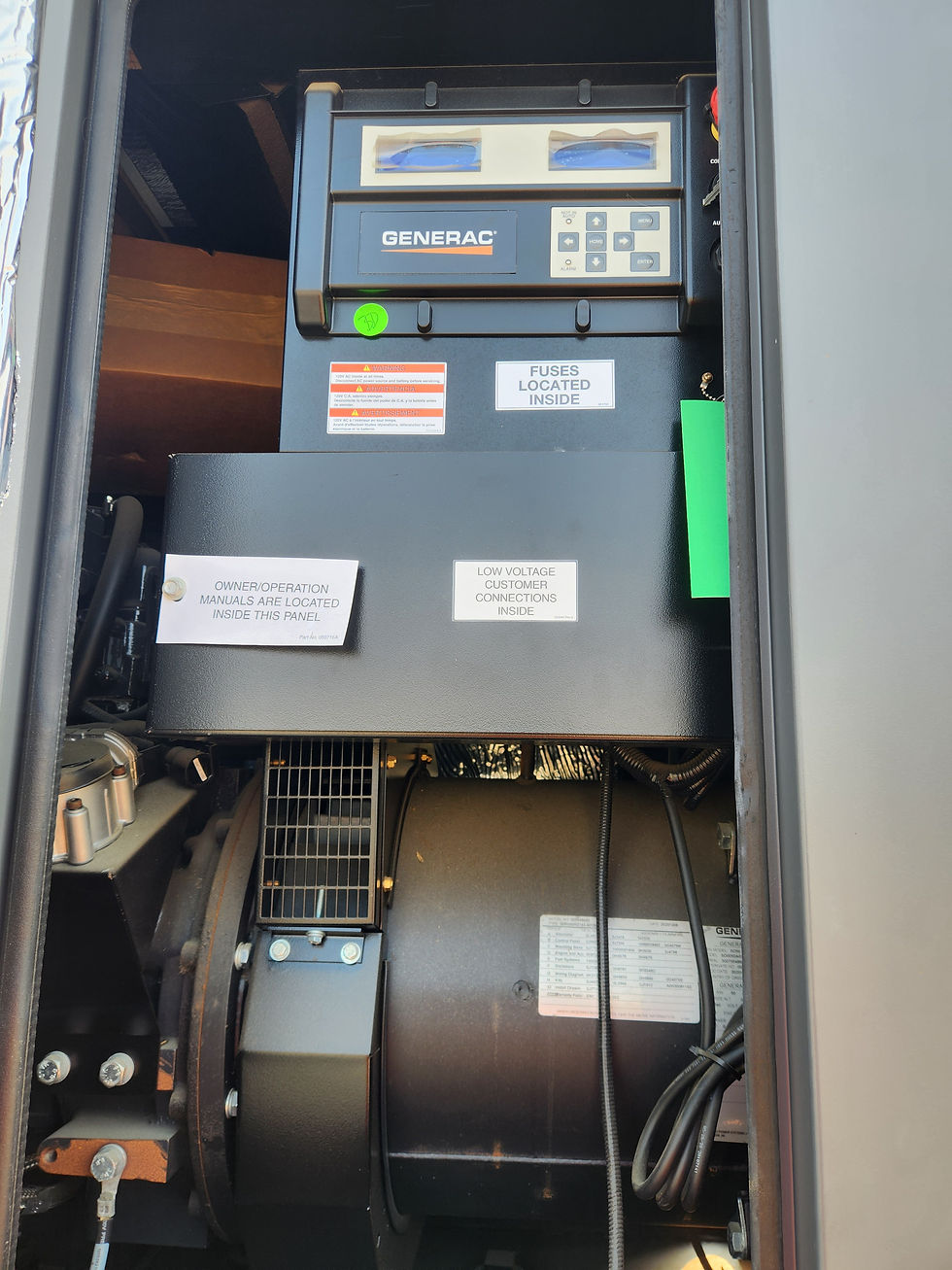 Thumbnail: New 2022 Generac diesel generator 50kw 120/240 single phase  (2) available 