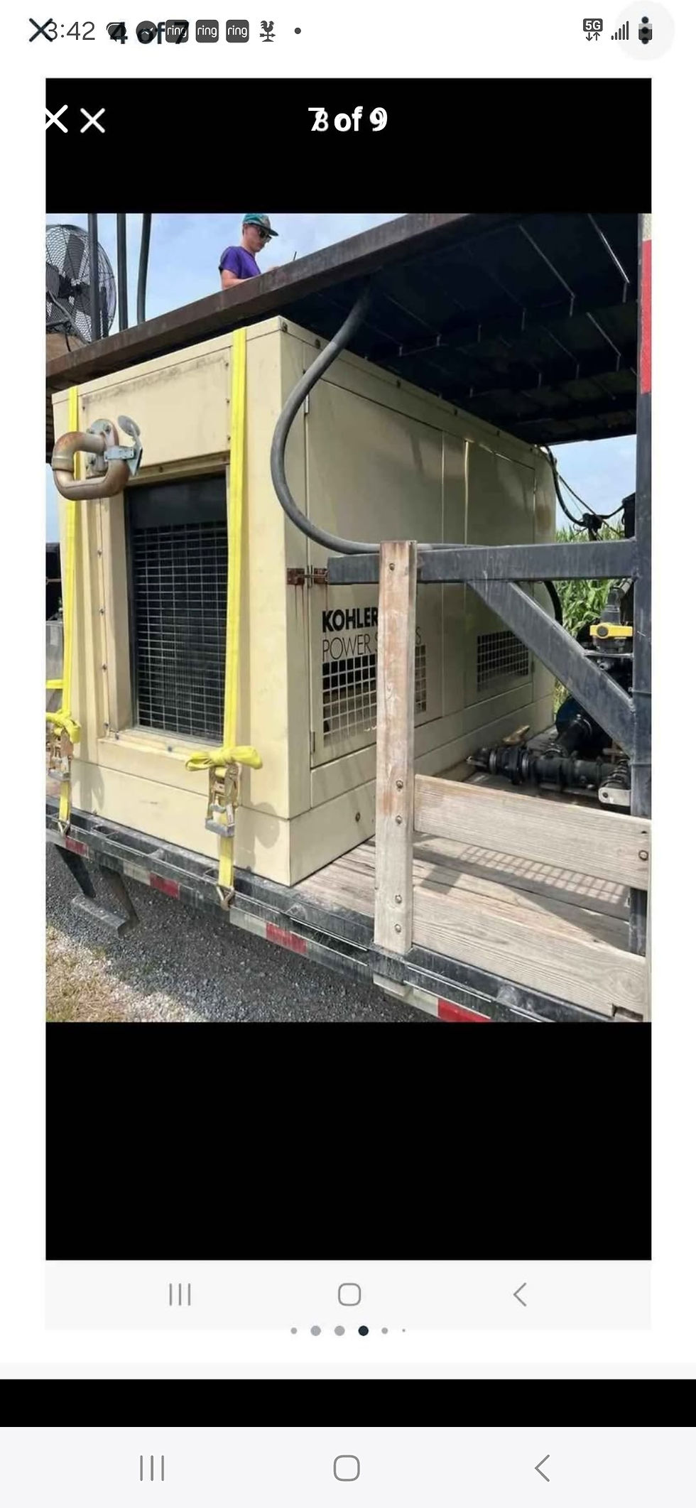 Thumbnail: Kohler 55kw 120/240 single phase diesel 