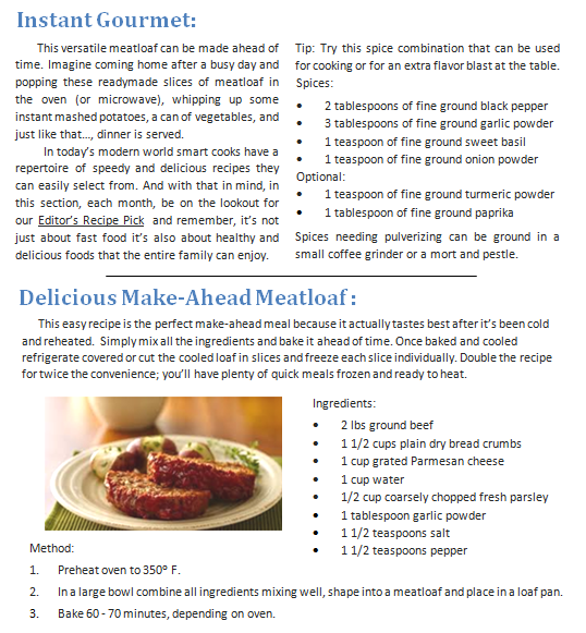 Delicous Make-Ahead Meatloaf