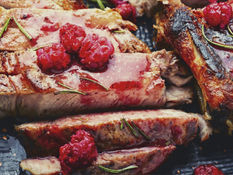 Grilled Raspberry Pork Chops