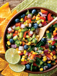 Blueberry Salsa Salad