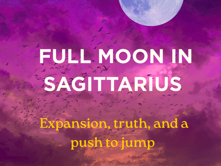 Moon in Sagittarius and the Blue Moon: expansion, truth and the power of the second moon of the month