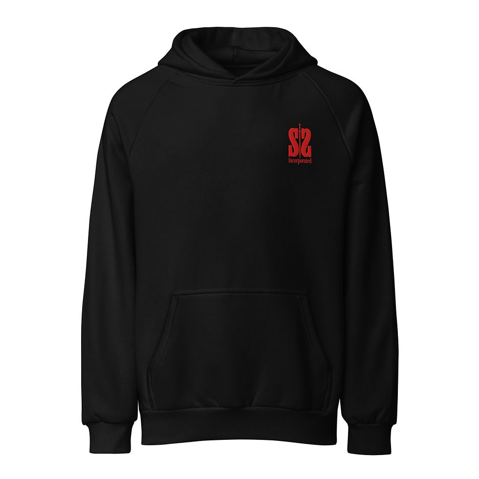 Thumbnail: The Company Hoodie — Black & Crimson