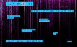 25 octobre 2017 - Flux æterna, une composition musicale pour Internet - Saint Etienne - Campus Tréfi