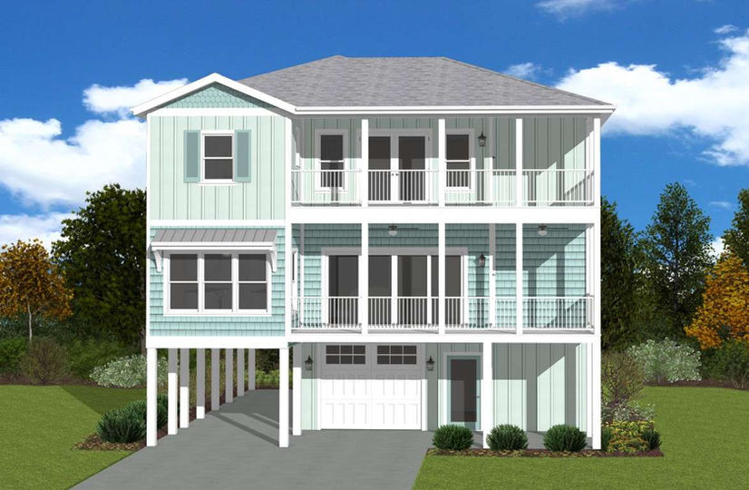 The Tidewater by SeaCoast Homes on Oak Island