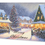Thumbnail: Festive Village 5" x 7" Folded Christmas Card