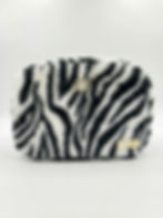 Miniatura: Stella Zebra l Faux Fur clutch handbag