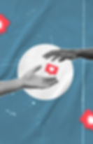 social media concept composition