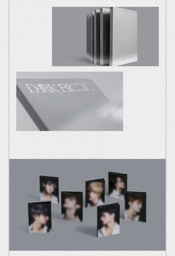Miniature : Coffret ENHYPEN – DARK BLOOD (ENGENE ver.) et livrets.