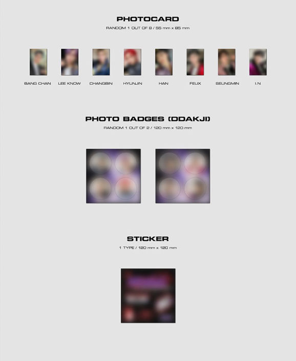 Miniature : Contenu de l'album Stray Kids ODDINARY (Jewel Case ver.)