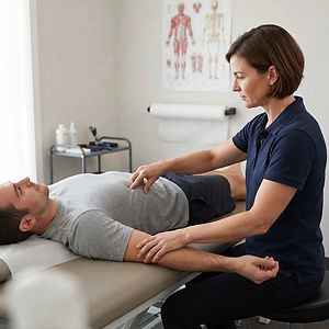 reflex points used during palpation and muscle testing to find out where a patients body n
