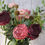 Thumbnail: Peony and vintage rose faux flower arrangement 