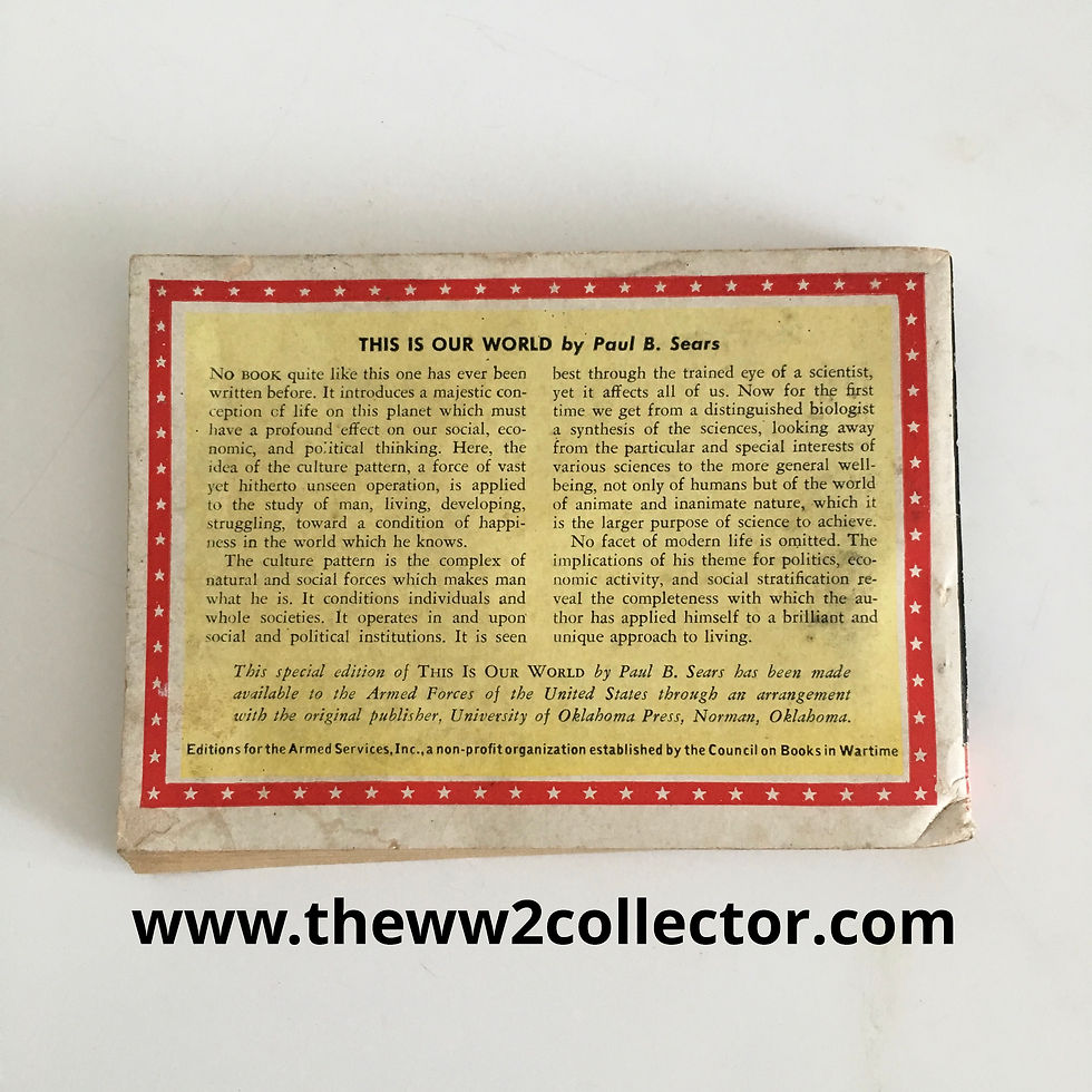 Thumbnail: Soldier Book Armed Forces Editions “This Is Our World”