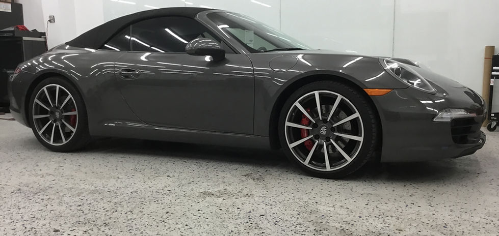 Sunshades Tint & Sound installing 3M window tint in Austin, Texas.