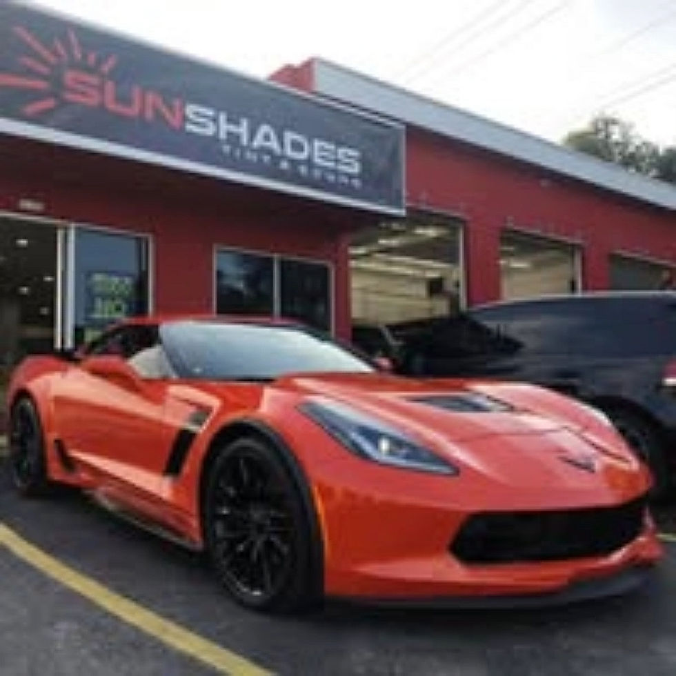 Corvette Tinting with Crystalline Window Film Sunshades Tint & Sound in Austin, Texas - Jollyville