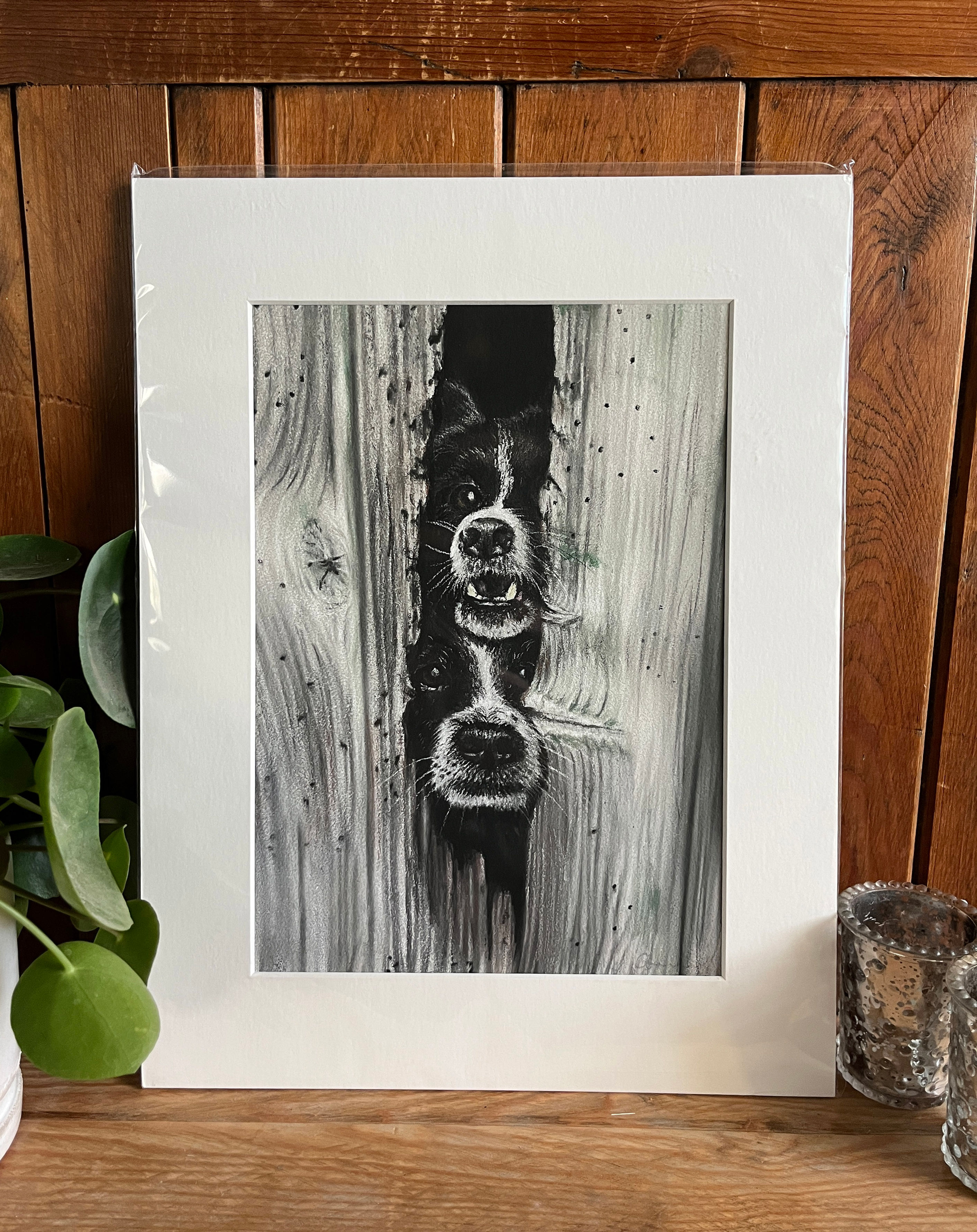 Mounted Large Giclee Print "Generations"