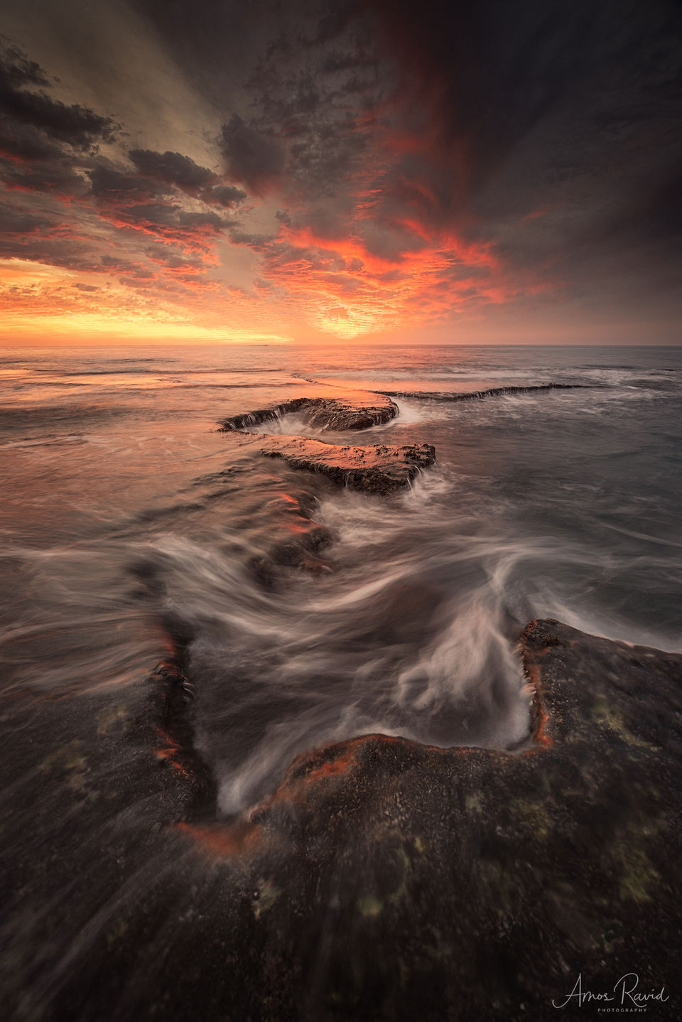 חוף פלמחים, צילום נוף ימי Amos Ravid seascapes photography