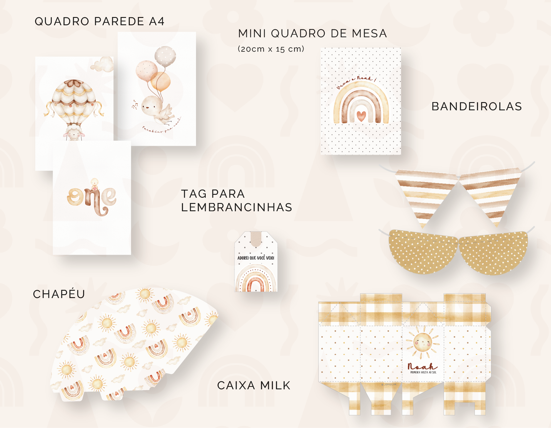 KIT FESTA PRONTA DIGITAL - PRIMEIRA VOLTA AO SOL