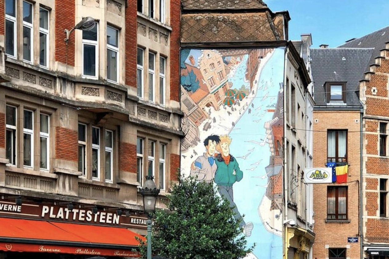Self-Guided Walking Tour Along Brussels Comic Book Route