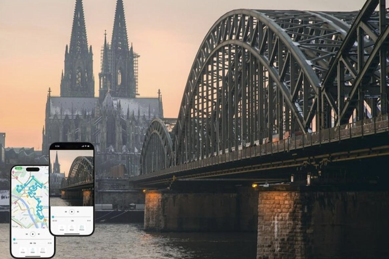 Cologne Walking Tour from Roman Era to World War 2 with an App