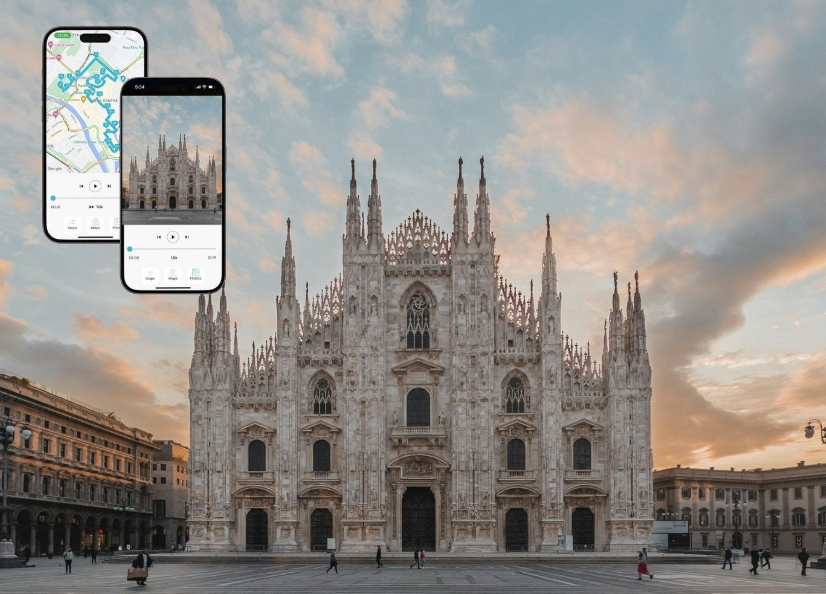 The Empire and Art Tour of Milan with Self Guided Mobile App