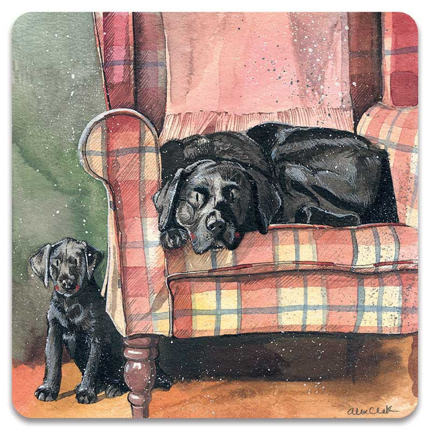 Alex Clark - Sophie and Scarlet Fridge Magnet