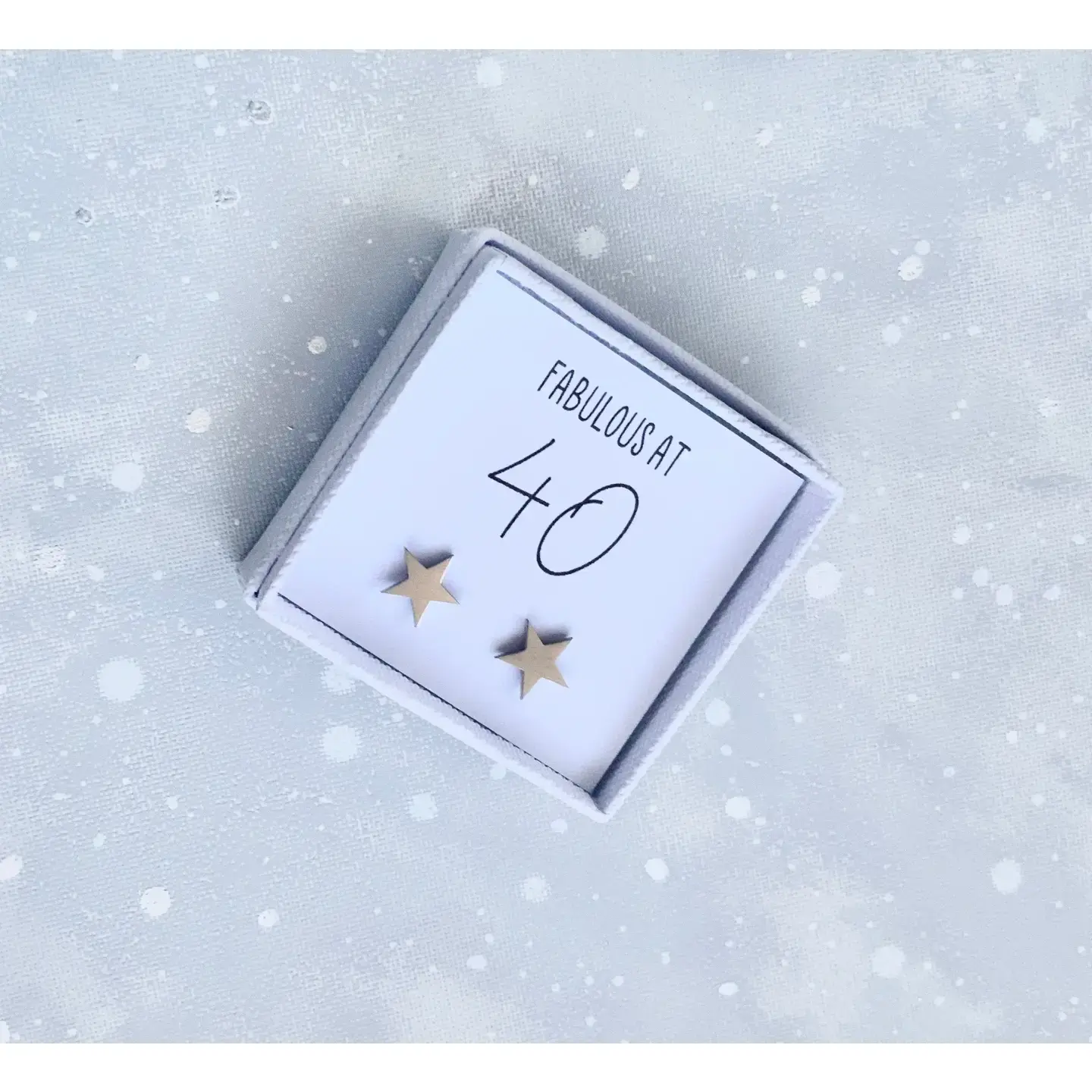 Fabulous at 40 Birthday Earrings