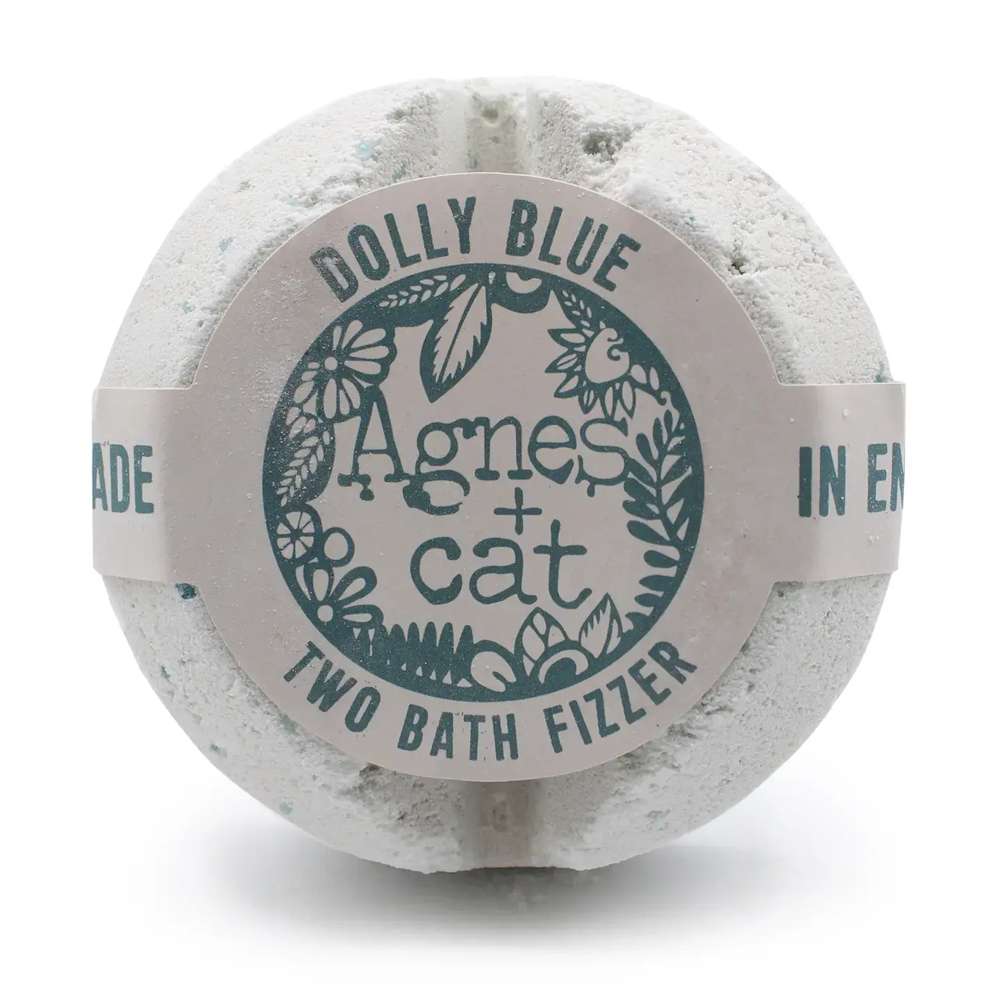 210g Bath Fizzer Fresh - Dolly Blue by Agnes and Cat
