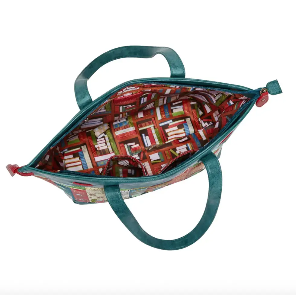 Thumbnail: Vendula London Bookshelf Boulevard Stella Tote Bag