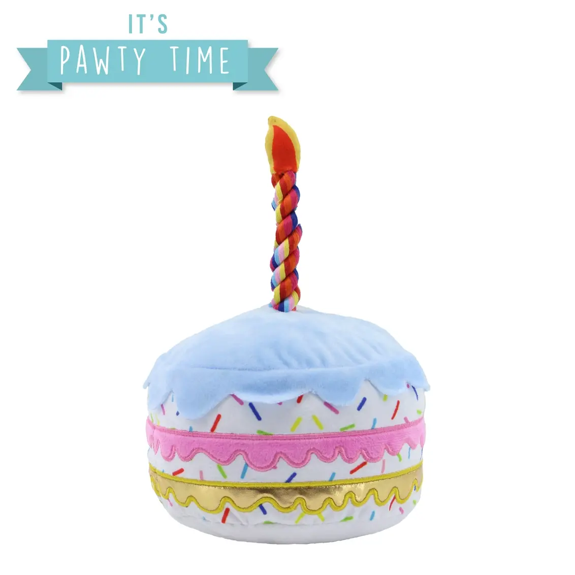 Happy Birthday Pawty Sprinkle Cake