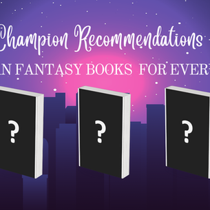 Book Recommendations: Urban Fantasy