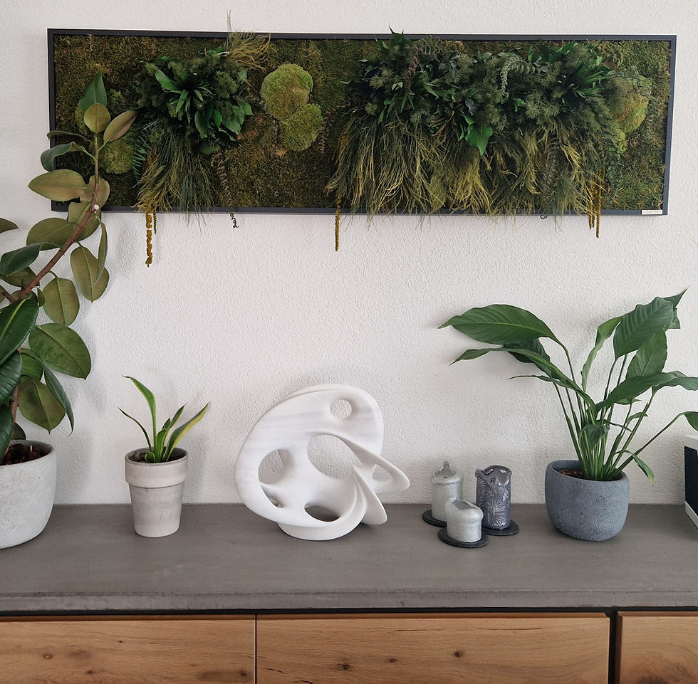Little Mamouth Sculpture at BoBa Art Gallery buyer residence in canton Zug, Switzerland