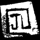 logo noir et blanc initiales JL en gravure