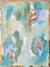 Janibeth Outlaw - Lagoon - Oil with Gold Leaf on Canvas - 18x24 - $500.jpg