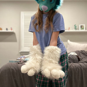 Faded Feathers - Hand-Paws + Half Arm Sleeve