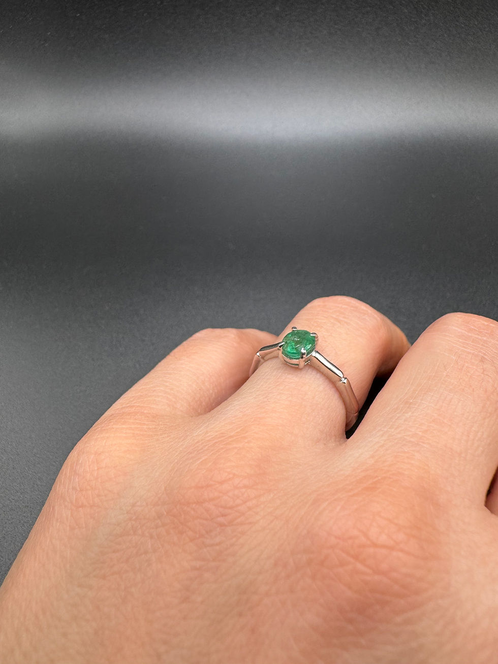Thumbnail: Natural Emerald Ring