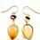 Thumbnail: Natural Rose Quartz & Garnet Earrings 