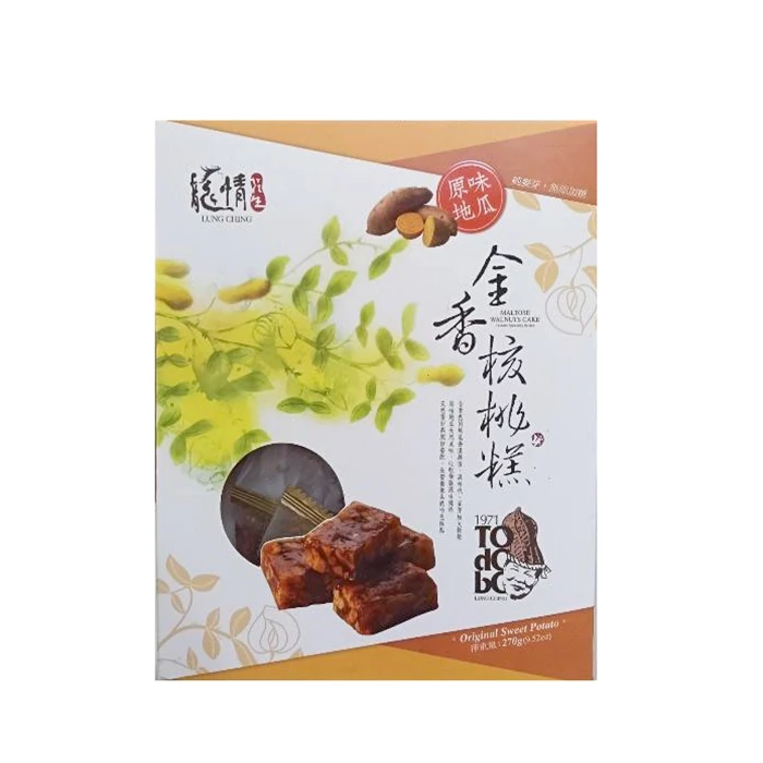 〈天府食國〉龍情 金香核桃糕系列16入(原味/南棗/黑芝麻)