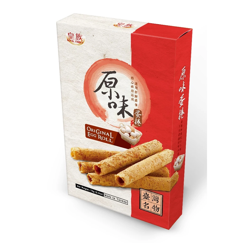 〈天府食國〉皇族蛋捲 芝麻/原味(蛋奶素) 72g