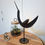 Miniature : sculpture oiseau faucille