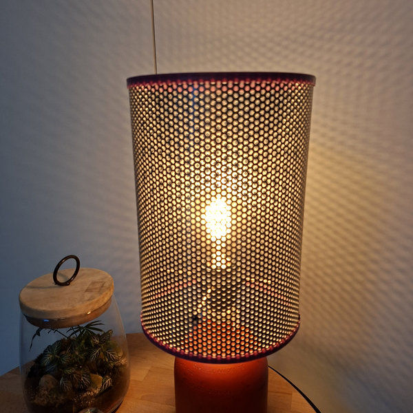 Miniature : Lampe extincteur Co2 rouge et abat jour