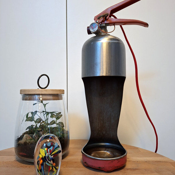 Miniature : lampe extincteur bas rouge/haut meulé+